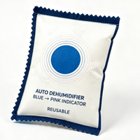 Sac déshumidificateur de voiture en gel de silice 200g pour micro-ondes avec changement de couleur