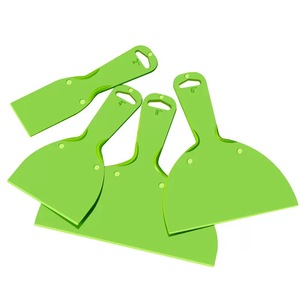 Siyu 5-mảnh Nhựa công nghiệp Putty dao đặt màu xanh lá cây linh hoạt điền dao Sticker sơn tường xe Putty 1 năm bảo hành - Product Image 3