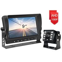 9 pouces AHD Vidéo à Quadruple Écran 4 Canaux/4CH Moniteur DVR Système de Caméra de Vue Arrière pour le Camion de Bus