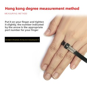 Strumento di misurazione XD Ring, righello per misurare le dita, strumento per misurare la misura del anello, anello per misurare la misura, uno strumento magico per misurare - Product Image 5