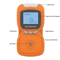 4-in-1 Gasdetektor NH3-Analysator mit Ton-, Licht- und Vibrationsalarm Luftqualitätsmonitor für Mehrgasüberwachung H2S CO O2