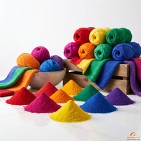 Teinture pour laine à fastiduité de couleur exceptionnelle : Rouge, Jaune, Bleu, Vert, Noir