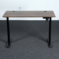 Bureau électrique réglable en hauteur électrique avec fonction de mémoire Cadre de table ergonomique à moteur unique