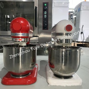 เครื่องผสมอาหารอเนกประสงค์แบบตั้งโต๊ะ 7 ลิตร ยี่ห้อ Chinese Best สีแดงเอ็มไพร์ เงียบ มั่นคง ดีไซน์แบบเปียโน - Product Image 3