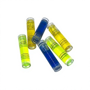 Nivel de burbuja cilíndrico de 9.5x40mm con líquido verde, vial de plástico transparente para herramientas de medición, repuesto. - Product Image 2