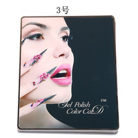 Professionnel 120 couleurs acrylique Gel vernis à ongles affichage carte livre couleur tableau tableau Nail Art Salon manucure outils