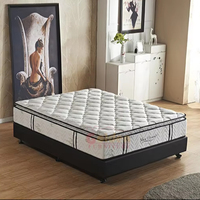 Matelas de lit sur mesure pour chambre à coucher, matelas à ressorts ensachés, matelas en mousse à mémoire de forme en gel pour appartement et hôtel
