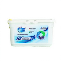 Gel de lavage parfumé jetable de luxe 15g |   Boîte de 30 pièces |   Nettoyage doux 4-en-1 |   Formule Écologique |   Parfum durable