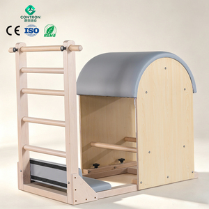 Baril d'escalade Pilates en bois d'érable CONTRON, couleur de cuir personnalisable, réglable, écologique, multifonctionnel, durable, garantie 5 ans - Product Image 4