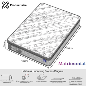 <span class=keywords><strong>Materasso</strong></span> a molle insacchettate singolo/doppio/queen/king size, ibrido ergonomico a 7 zone, in scatola - Product Image 6