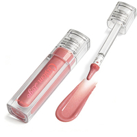 Gloss à lèvres personnalisé avec logo, marque privée, longue tenue jusqu'à 12 heures, anti-transfert, imperméable, rouge à lèvres