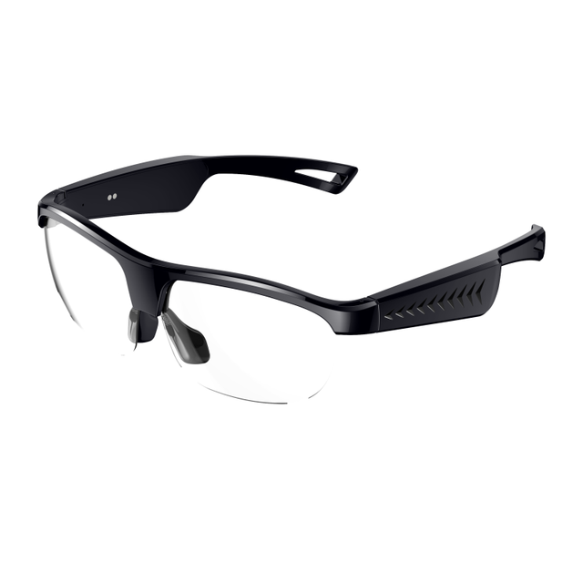 New Ai Smart Glass for Men Black Frame Blue Light Filter Lens Business Style Wireless Headset Office Work Cycling
