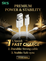 Cable de Carga Tipo C de 60W, Cable de Carga Rápida USB a USB C para Teléfono Móvil