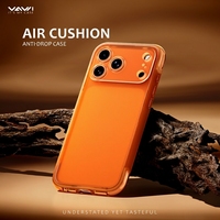 VAWI B477 Coque de téléphone 2-en-1 en PC et TPU, douce pour la peau, antichoc avec coussin d'air, pour iPhone 17 18 Pro Max, vente en gros
