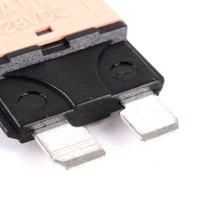 BAJUTU: <span class=keywords><strong>5AMP</strong></span> 28V DC Pemutus Sirkuit Profil Rendah dengan Reset Otomatis ATC/ATO, Pemutus Sirkuit Sekring Pisau Reset Manual untuk RV Marine ATS Fuse - Product Image 2