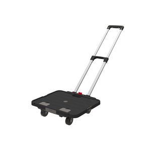 Carrello di alimentari pieghevole per viaggi, magazzino, uso del supermercato 60kg di carico, impermeabile, pieghevole 4 ruote carrello - Product Image 2