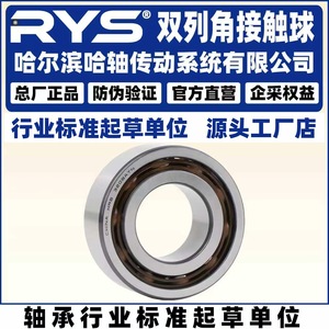 Rodamientos de bolas de contacto angular de doble hilera Rys de precisión P5 para plantas de fabricación - Product Image 4