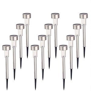 Paisaje camino luces de acero inoxidable al aire libre LED <span class=keywords><strong>luz</strong></span> Solar del jardín - Product Image 3