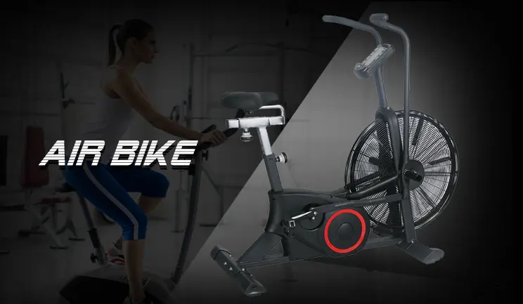 심장 장비 체육관 공기 저항 고정식 회전 자전거 폭행 자전거 상업용 크로스 핏 공기 운동 자전거