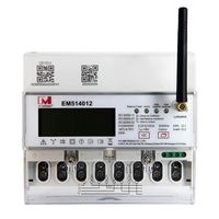Compteur d'énergie triphasé Lorawan avec relais intégré pour la mesure de la consommation électrique des hôtels et des appartements