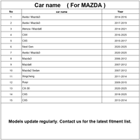 Rétroviseur de voiture avec radar 77 GHz, système d'alerte de changement de voie, capteur de surveillance des angles morts BSD BSA BSM pour Mazda CX5 CX-5 2012 à 2014