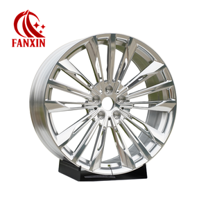 Jantes FX multi-rayons chromées, design luxueux, esthétique haut de gamme, 16, 17, 18, 19, 20 pouces, 5x112, 5x114.3, 5x120 pour Mercedes-Benz et Rolls Royce - Product Image 3