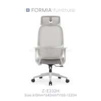 Chaise de bureau ergonomique pivotante de direction, design moderne, avec certification Bifma Greengurad, vente en gros d'usine