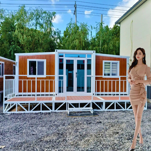 บ้านสำเร็จรูปแบบตู้คอนเทนเนอร์เคลื่อนที่รุ่นขายดีปี 2024 สำหรับใช้เป็นบ้าน สำนักงาน โรงแรม  บ้านสำเร็จรูปแบบปรับแต่งได้ตามความต้องการ - Product Image 2