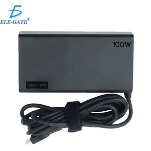 Chargeur pour ordinateur portable ELE-GATE 100W Type C Adaptateur USB-C pour alimentation d'ordinateur portable - Product Image 1