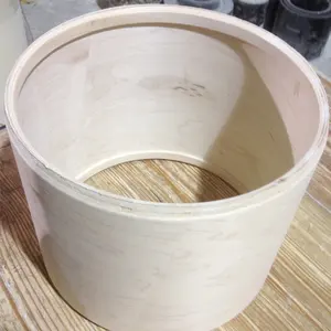 3ply 5.4mm thickness maple drum shell with glue ring