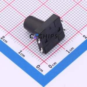 KH-12X12X14H-SMT Tactile Switch SMD-4P,12x12mm Switch ( Switch Length: 12mm )( Switch Width: 12mm )( Switch Height: 14mm ) - Product Image 2