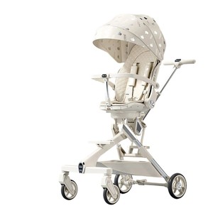 <span class=keywords><strong>Poussette</strong></span> bébé en métal légère personnalisable, pliable, à 4 roues, avec pare-soleil, portable, 2 en 1, pour les enfants de 3 ans, grande roue arrière - Product Image 5