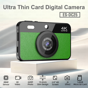 กล้องพกพาขนาดเท่าการ์ด ฟังก์ชั่น AI Wifi ถ่ายวิดีโอ 4K ภาพคมชัดระดับ 64MP สำหรับมือใหม่และการเดินทาง รับผลิตตามสั่งขายส่ง - Product Image 2