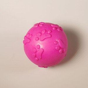 Jouets pour chiots en caoutchouc écologiques en gros, forme ronde, jouets interactifs pour chiens - Product Image 1