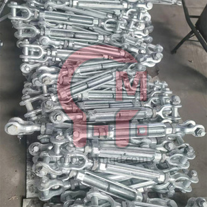 HLM EUA tipo galvanizado aço inoxidável tensor aberto/fechado corpo tensor olho gancho tensor para cabo de corda métrica - Product Image 4