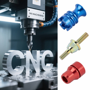 Pièces de tournage CNC <span class=keywords><strong>à</strong></span> bas prix, service de fraisage sur mesure en aluminium et acier inoxydable, production de composants métalliques ronds, usine de fabrication - Product Image 1