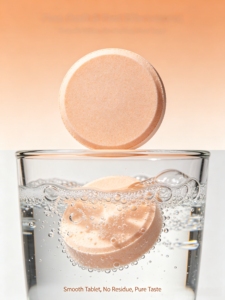 Integratore Alimentare Effervescente di Vitamina C per la Difesa del Corpo a Lungo Termine <span class=keywords><strong>Compresse</strong></span> <span class=keywords><strong>Effervescenti</strong></span> di C per un Facile Assunzione Nutrizionale Quotidiana - Product Image 2