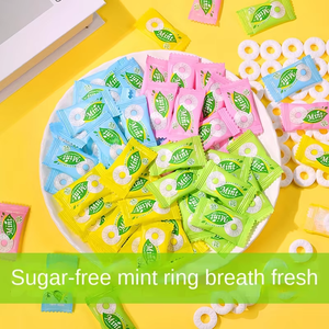 Love Mint Comprimés de <span class=keywords><strong>chewing</strong></span>-<span class=keywords><strong>gum</strong></span> sans sucre 0 Saccharose 0 Graisse Arrêter de fumer Artefact avec Cercle Saveur de fruits Snack Emballé dans un sac - Product Image 6