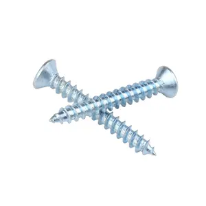 Factory Direct Self-tapping Phillips Head Wood Screw Cross Recessed Countersunk Head Self-tapping Screws