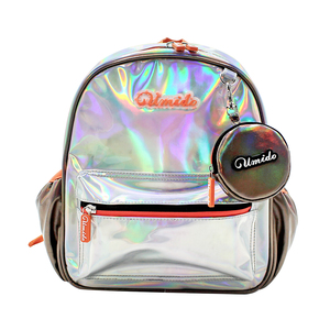 Cartables argentés réfléchissants personnalisables pour garçons Sac à dos original pour adolescente - Product Image 1