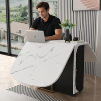 Petite Table pliante d'extérieur avec roulettes, Simple, vente en gros