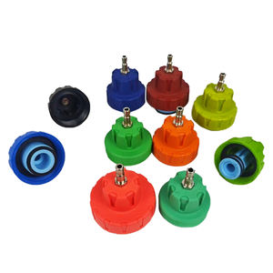 Набор для проверки давления в системе охлаждения автомобиля, 18 предметов: тестер давления в радиаторе, вакуумный прокачивающий и заправочный комплект - Product Image 3