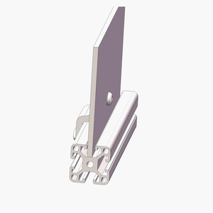 Trung Quốc Nhà cung cấp RoHS OEM ODM <span class=keywords><strong>CNC</strong></span> nhôm 6063 T5 Bạc Anodized 7148 45mm 45*45mm Bảng điều khiển duy nhất người lưu giữ cho kệ 20 30 40 45 - Product Image 3