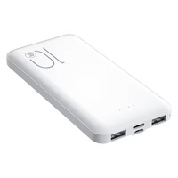 Mini banque d'alimentation simple de grande capacité de 10000mAh avec logo personnalisé banque d'alimentation mobile de 20000mAh à charge rapide cadeau promotionnel