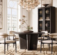 Meubles de salle à manger américains au design moderne du milieu du siècle OEM Fauteuil de salle à manger en tissu Arno