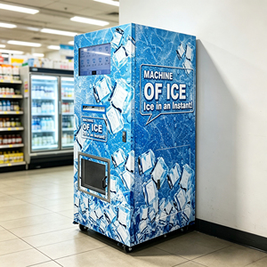 Máquina Expendedora de Hielo de Autoservicio con Bolsas, Gestión en la Nube, Dispensador de Hielo, Datos de Ventas en Tiempo Real, Expendedor de Hielo Inteligente - Product Image 1