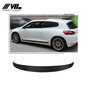 Xe Sợi Carbon Trunk Boot Lip Đối Với VW Scirocco Phía Sau Spoiler