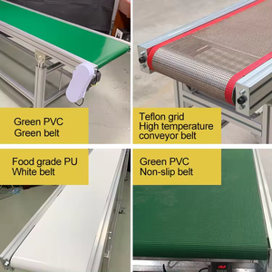 Aluminium frame antistatische PVC transportband op maat gemaakte horizontale bandtransportband logistieke sorteerlijn geautomatiseerde productielijn - Product Image 5