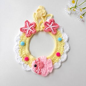 Cute knitted pet bibs, doll scarves, handmade crocheted <strong>dog</strong> and cat decorations - Product Image 4