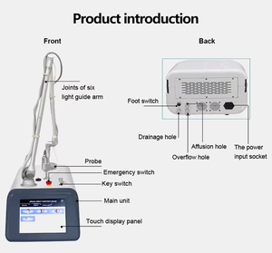 Máquina de Grabado Láser de CO2 Fraccional de Alta Calidad, Portátil, de ABS, para Cuerpo, Pies, Estrías, Eliminación de Cicatrices, Reafirmación de la Piel - Product Image 5